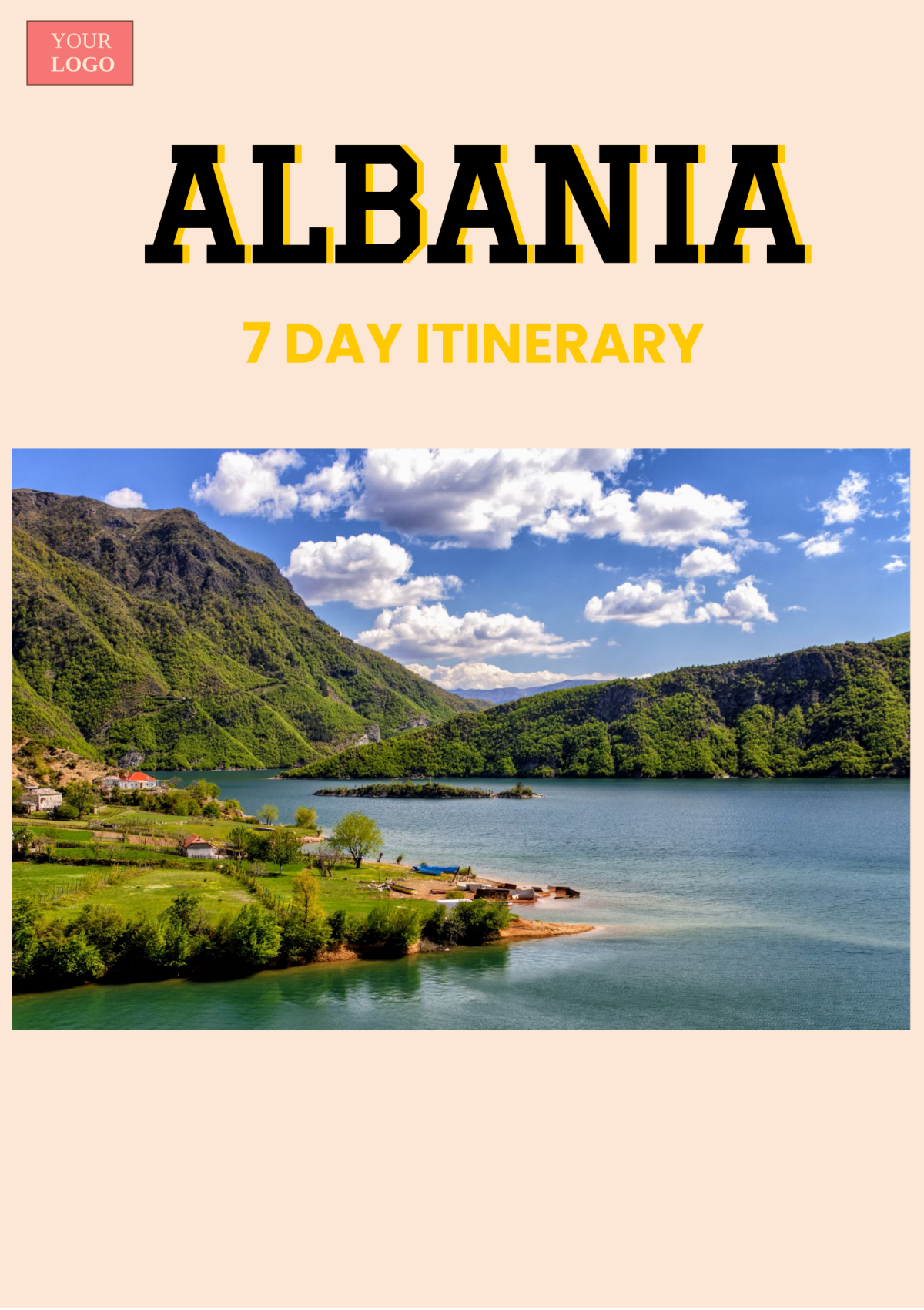 Albania Itinerary Template - Edit Online & Download