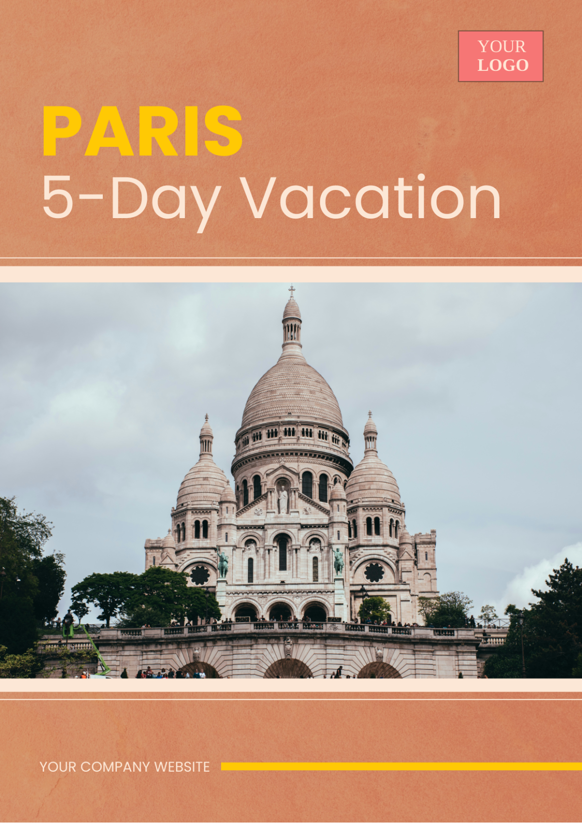 5 Day Paris Itinerary Template - Edit Online & Download