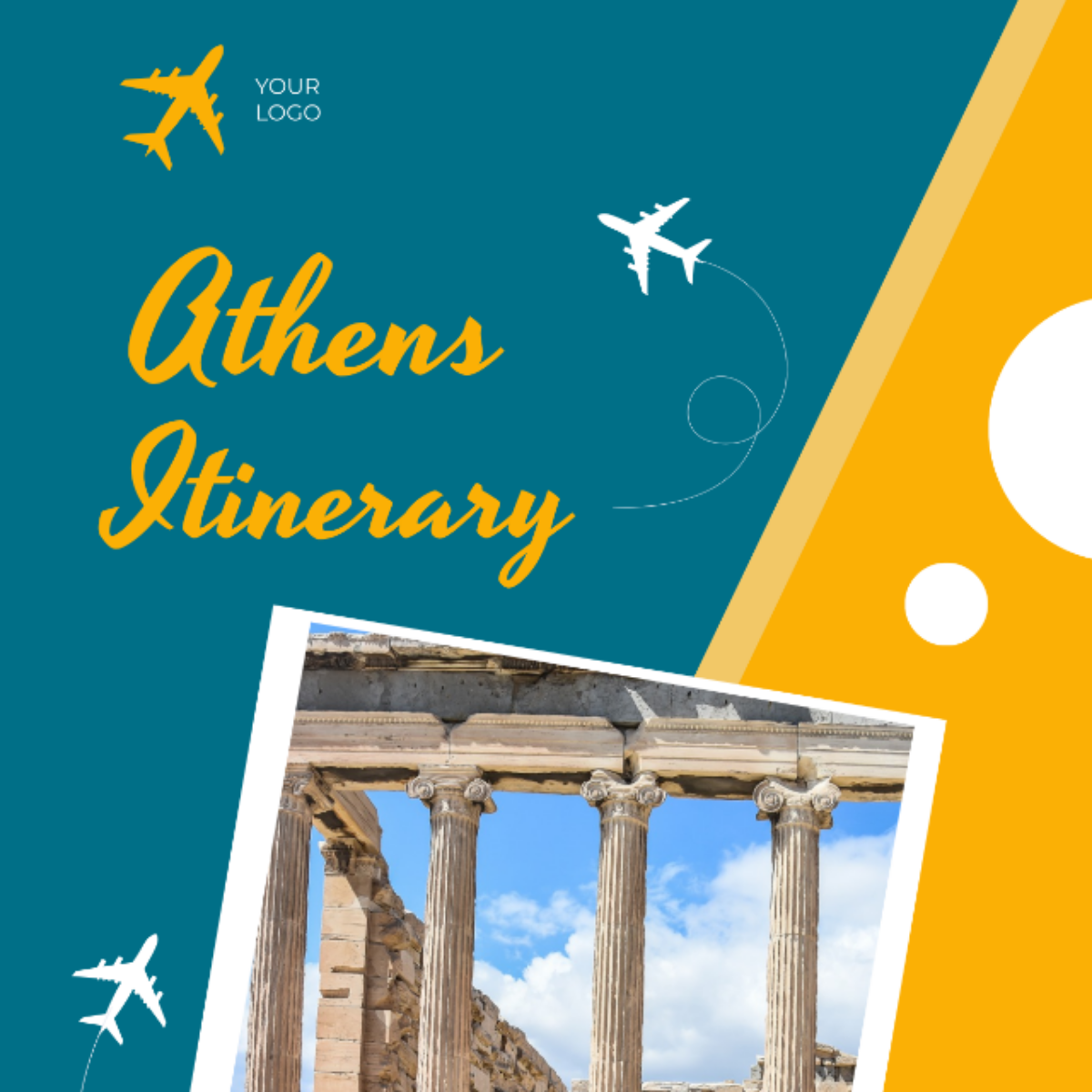 Athens Itinerary Template - Edit Online & Download