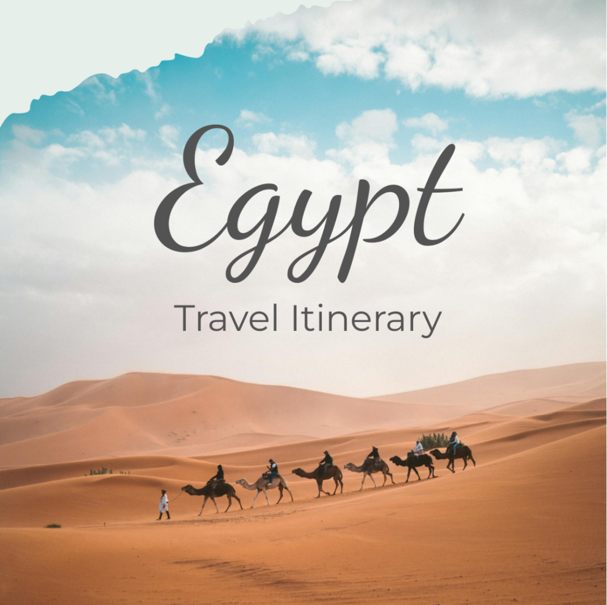 Free Egypt Travel Itinerary Template