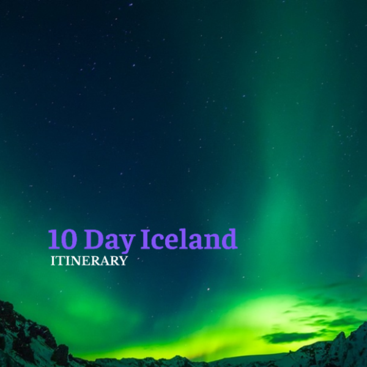 10 Day Iceland Itinerary Template - Edit Online & Download