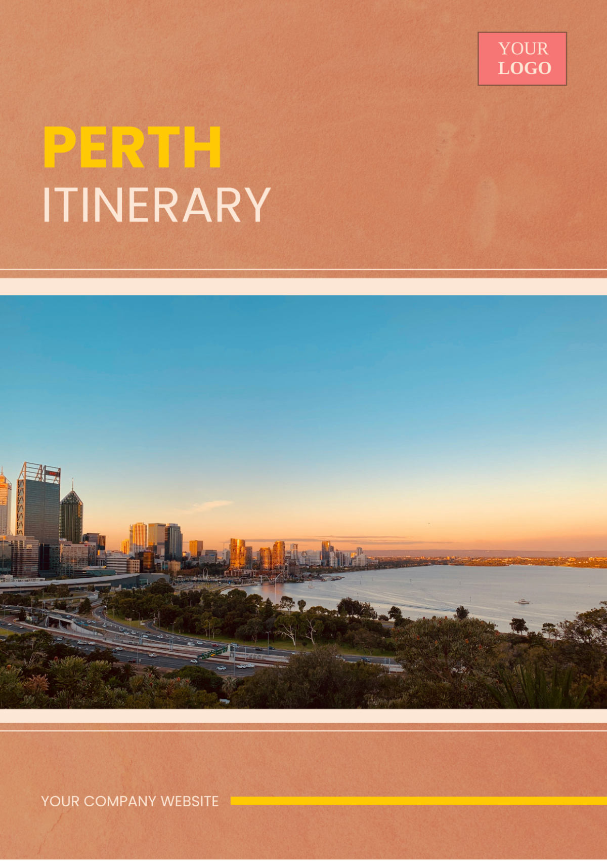 Perth Itinerary Template - Edit Online & Download