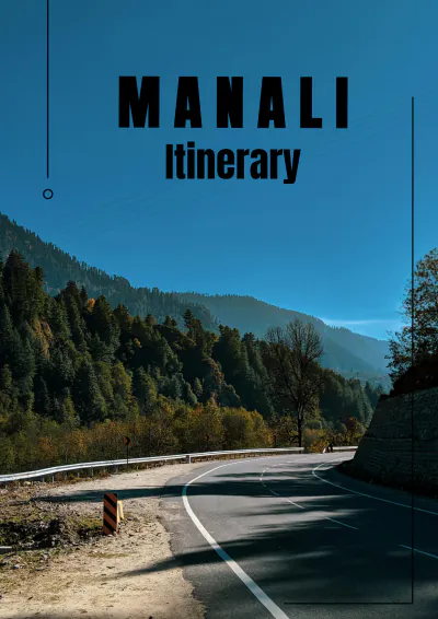 Free Manali Itinerary Template to Edit Online