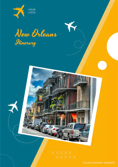 Free New Orleans Itinerary Template to Edit Online