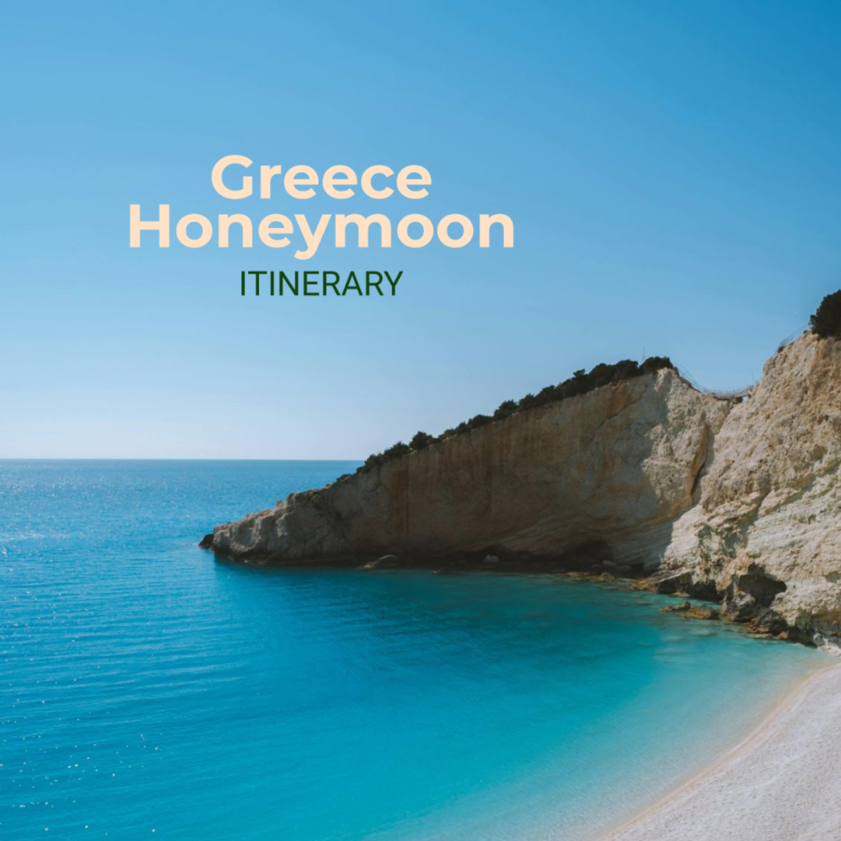 Greece Honeymoon Itinerary Template - Edit Online & Download