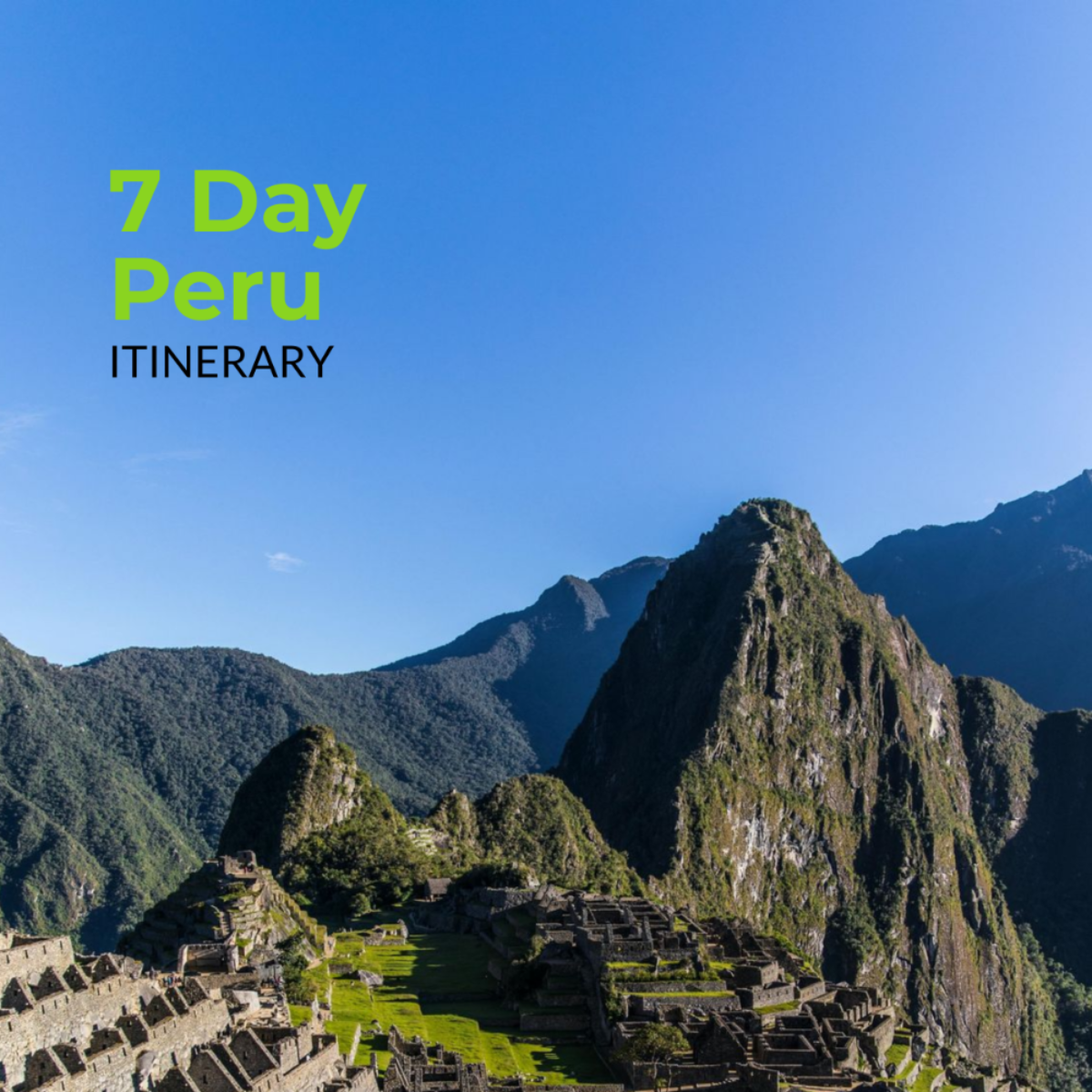 7 Day Peru Itinerary Template - Edit Online & Download