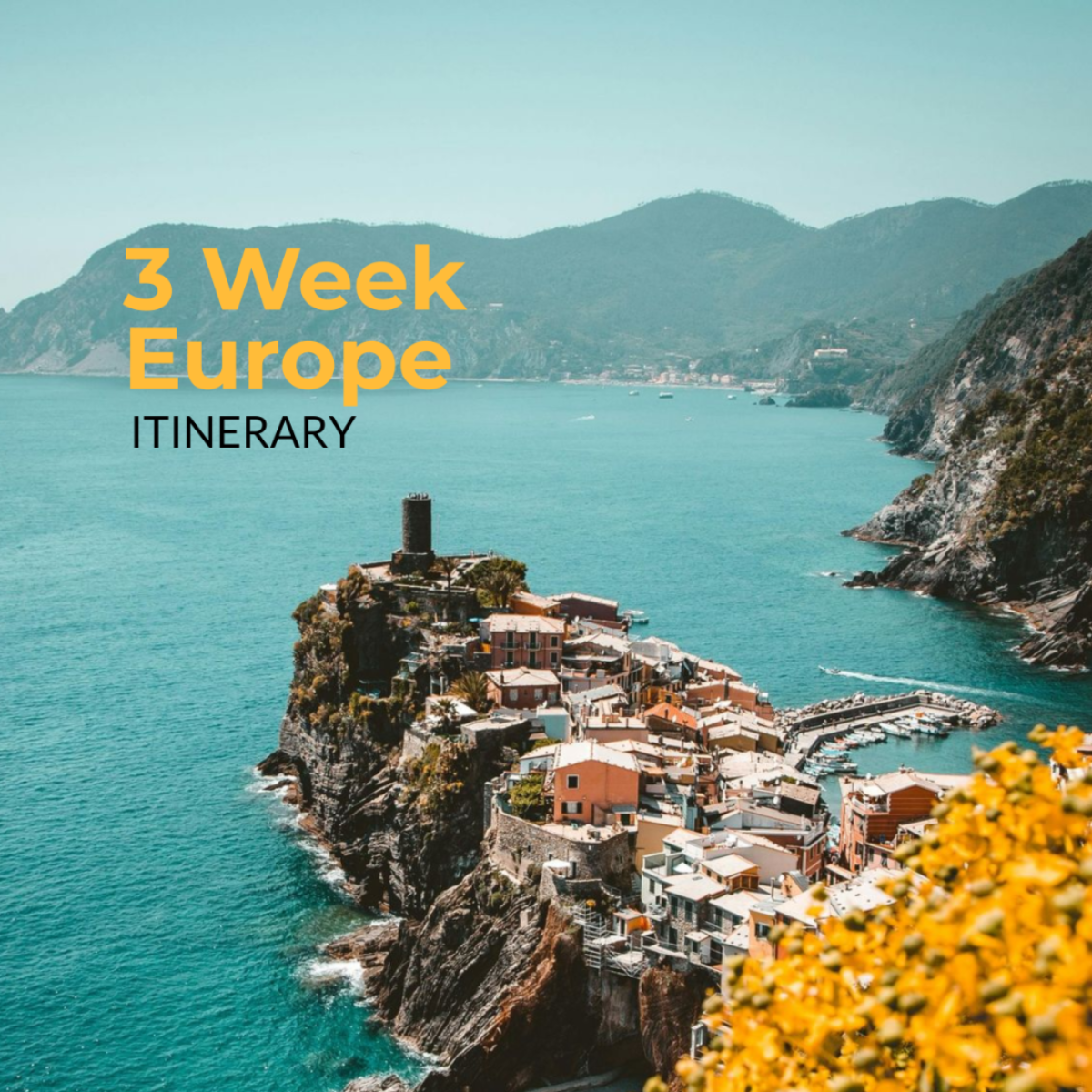 Free 3 Week Europe Itinerary Template - Edit Online & Download ...