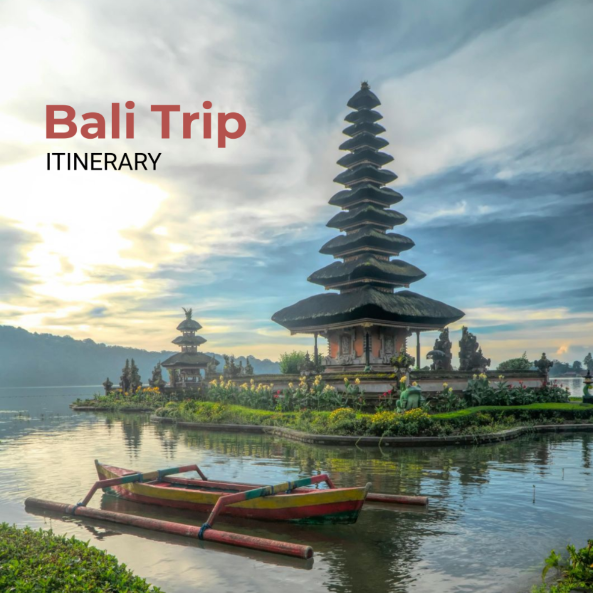 Bali Trip Itinerary Template - Edit Online & Download