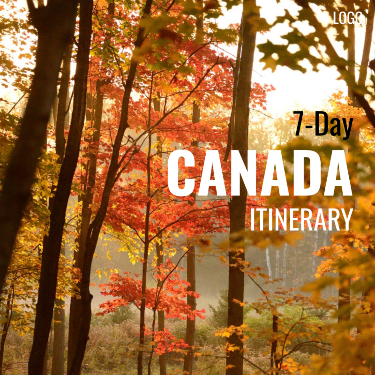 Canada Itinerary Template