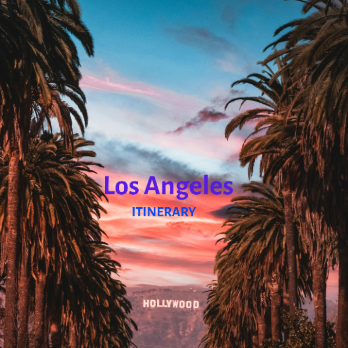 Los Angeles Itinerary Template - Edit Online & Download