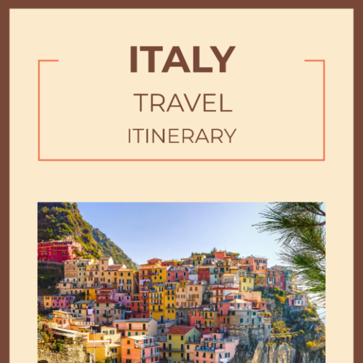 Free Italy Travel Itinerary Template