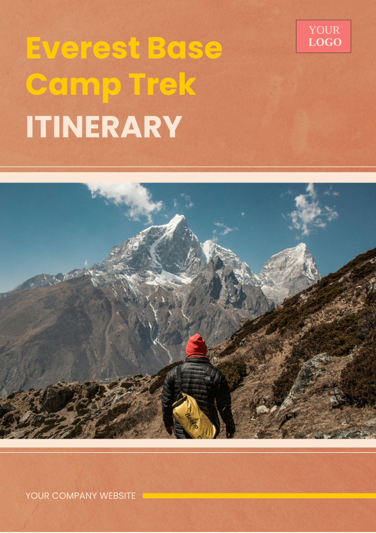 Everest Base Camp Trek Itinerary Template - Edit Online & Download