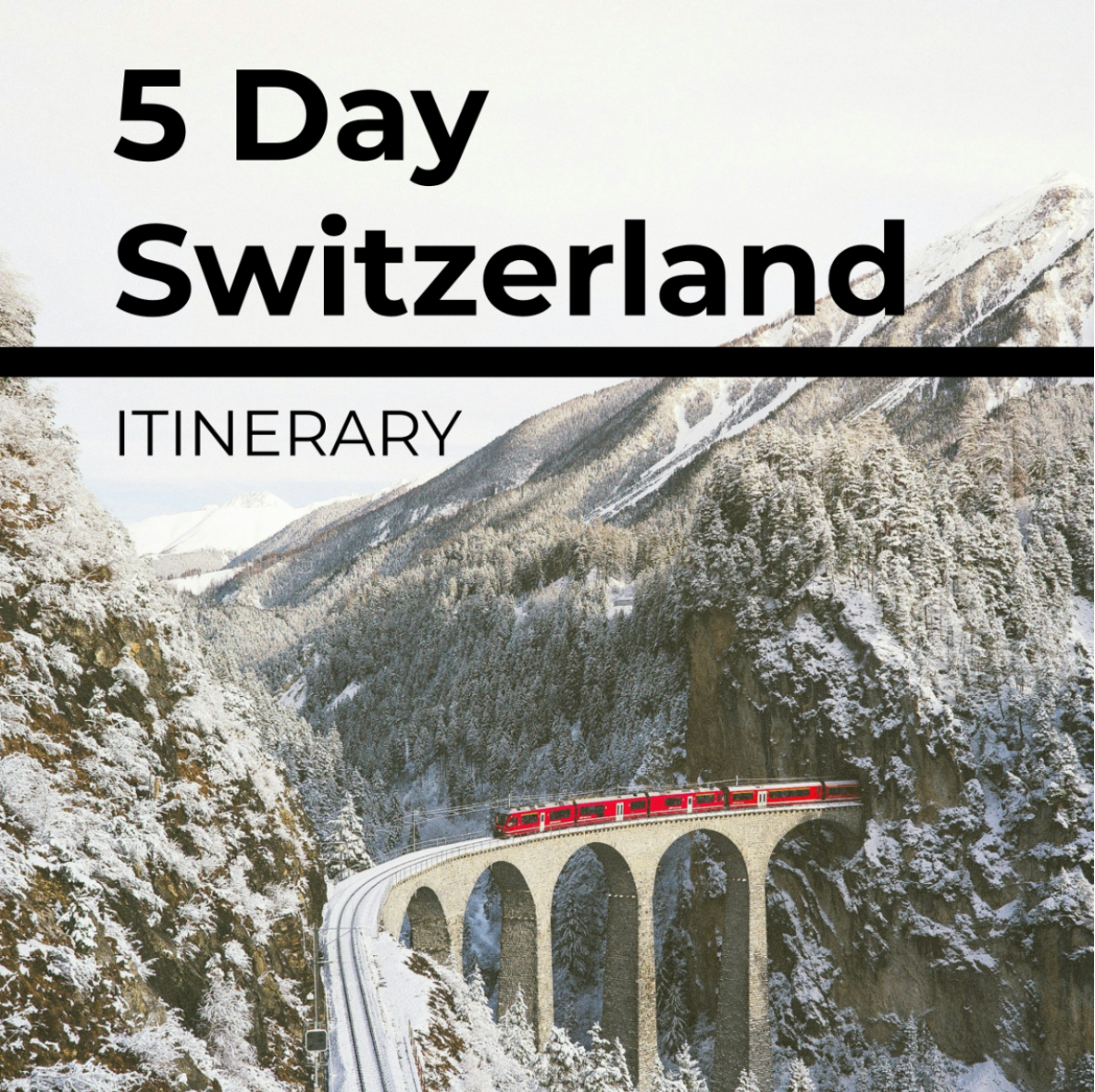 5 Day Switzerland Itinerary Template - Edit Online & Download