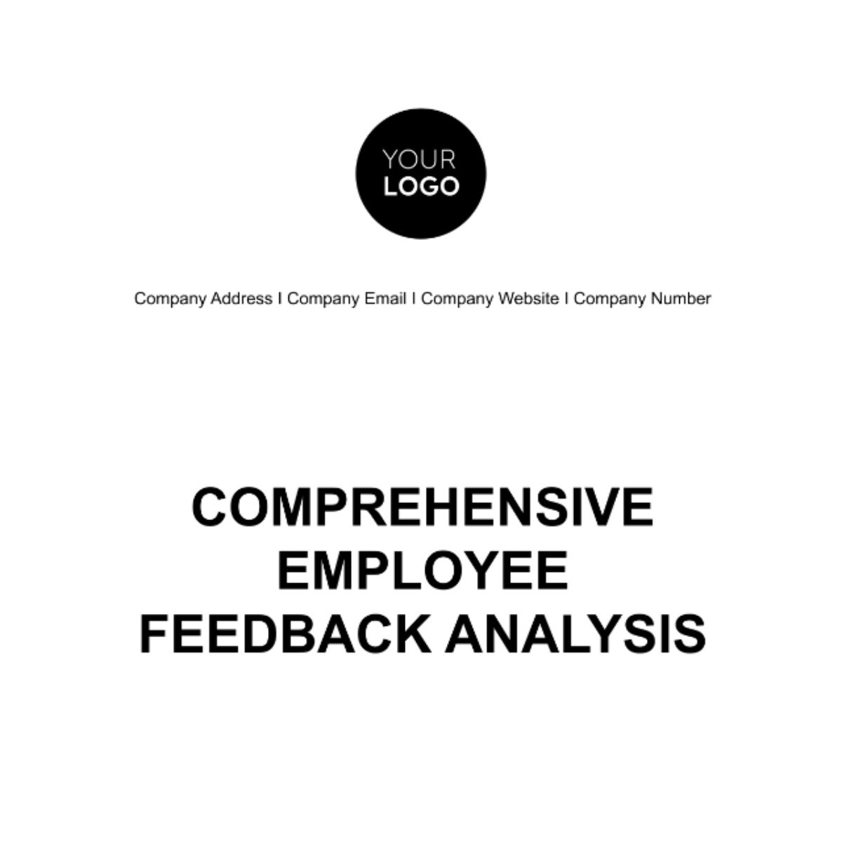 Free Comprehensive Employee Feedback Analysis HR Template