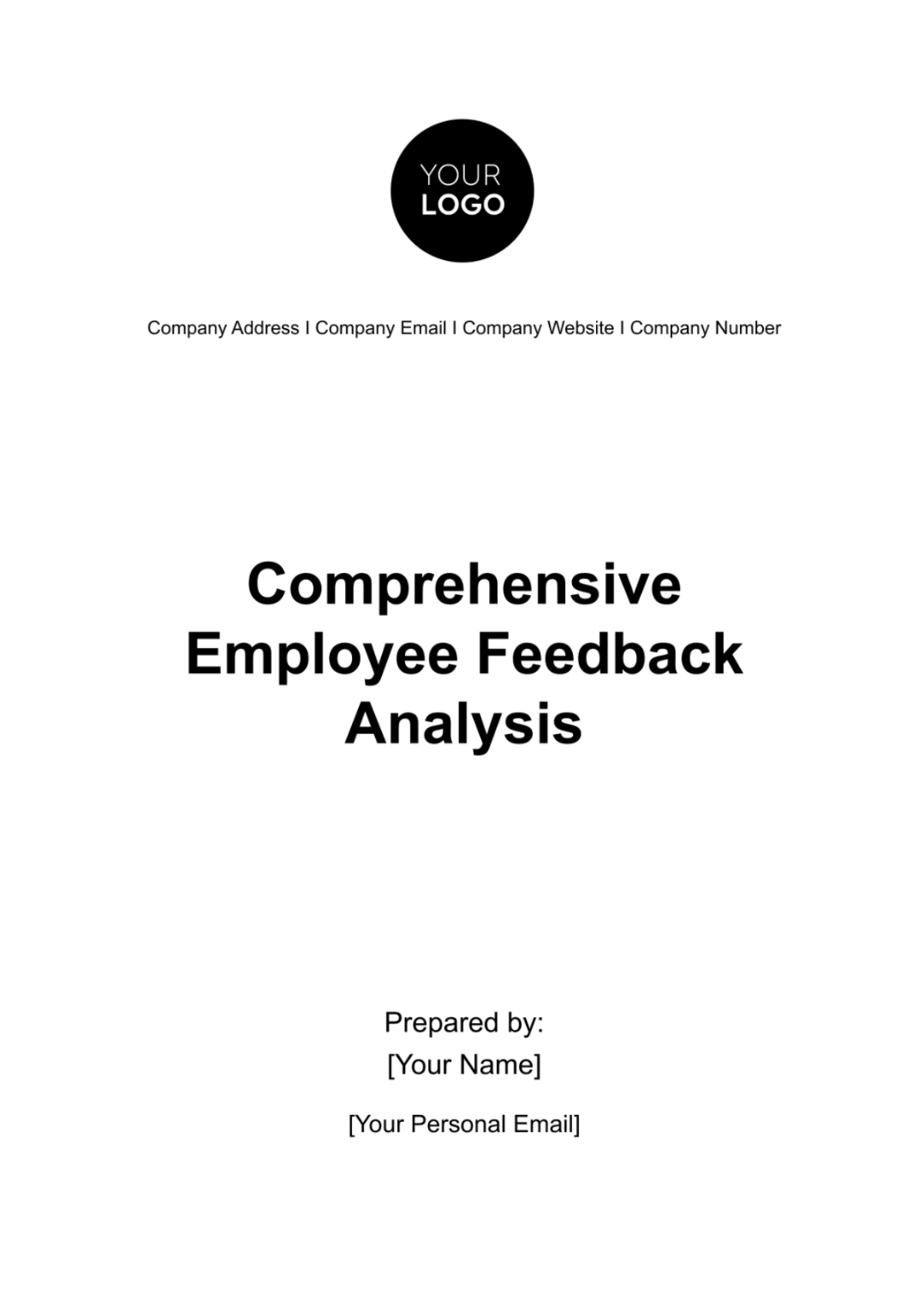 Comprehensive Employee Feedback Analysis HR Template - Edit Online & Download