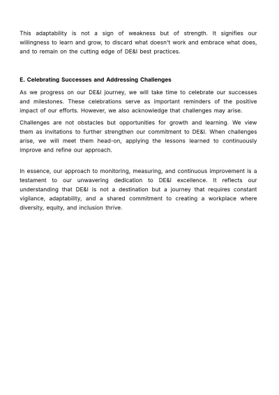 Free Diversity, Equity, & Inclusion Strategy Guide HR Template to Edit Online