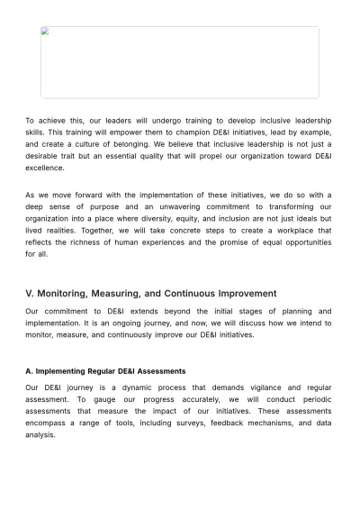 Free Diversity, Equity, & Inclusion Strategy Guide HR Template to Edit Online