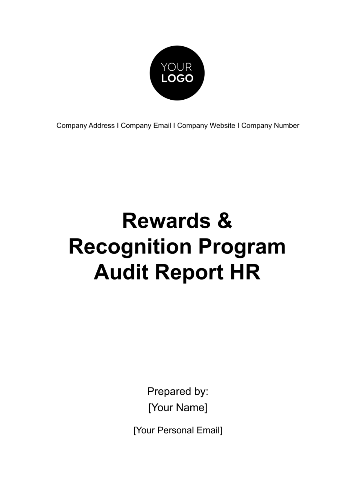 Rewards & Recognition Program Audit Report HR Template - Edit Online & Download