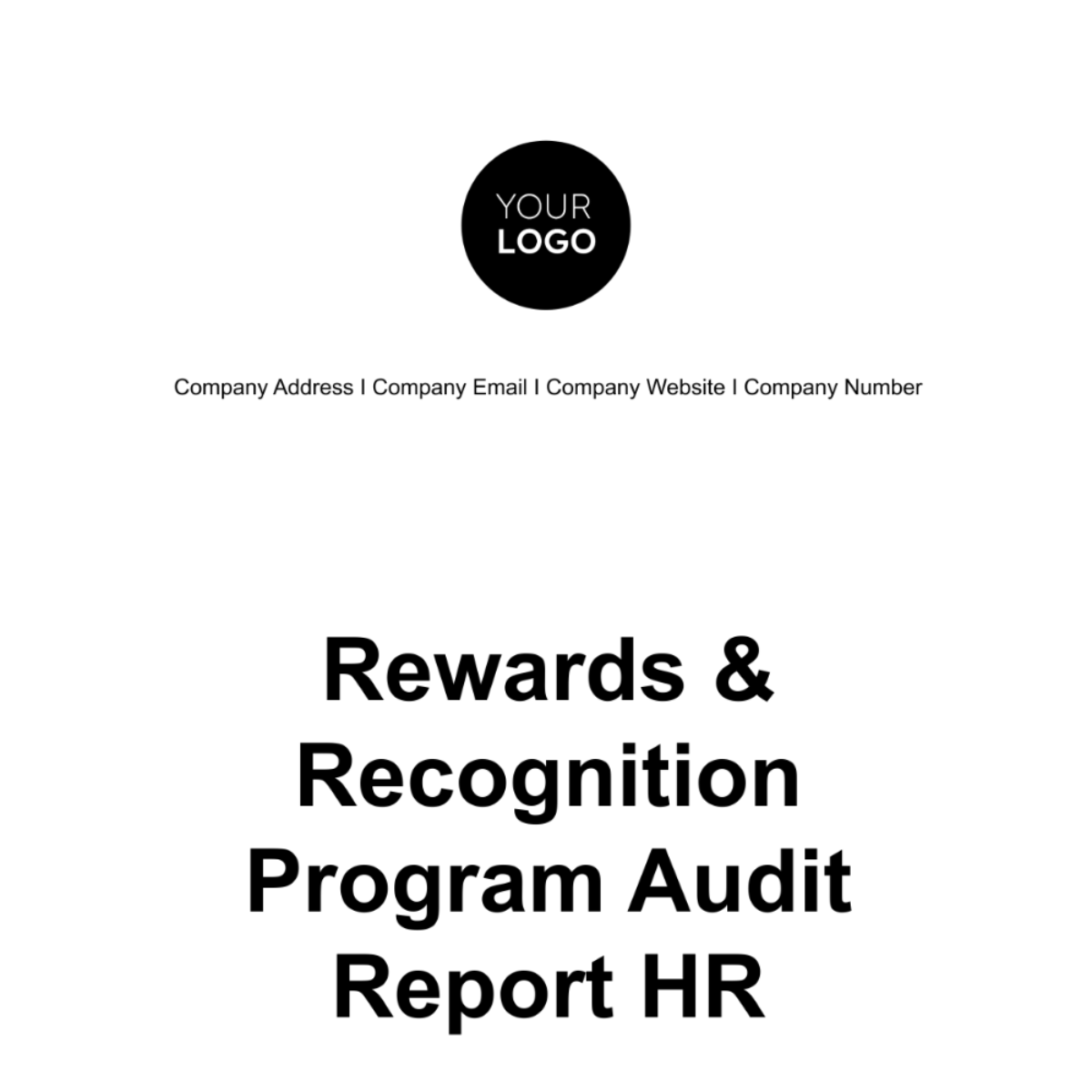 Rewards & Recognition Program Audit Report HR Template - Edit Online & Download