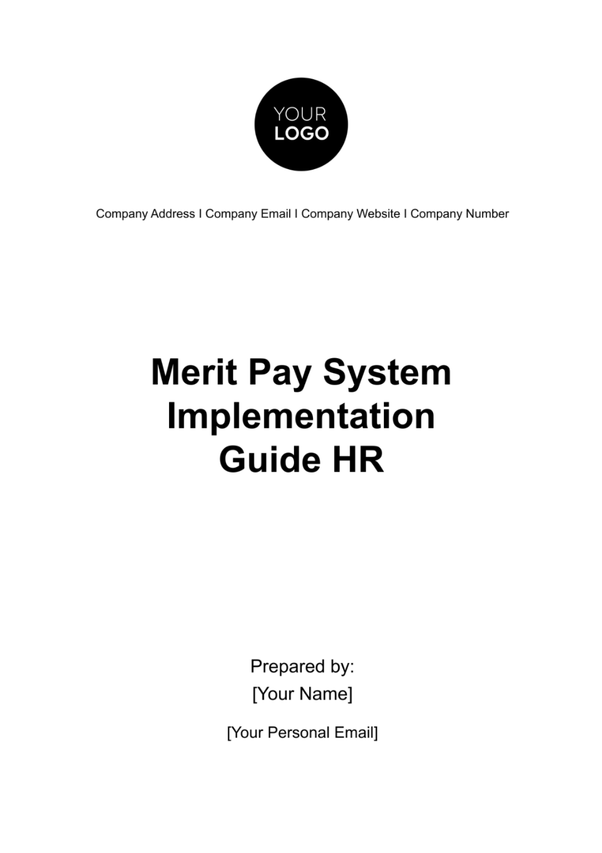 Merit Pay System Implementation Guide HR Template - Edit Online & Download