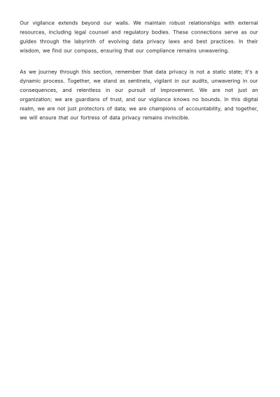 Free Employee Data Privacy Compliance Manual HR Template to Edit Online
