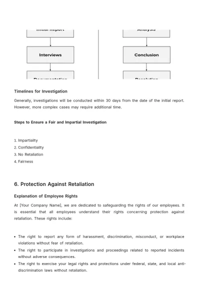 Free Anti-Harassment and Workplace Etiquette Manual HR Template to Edit Online