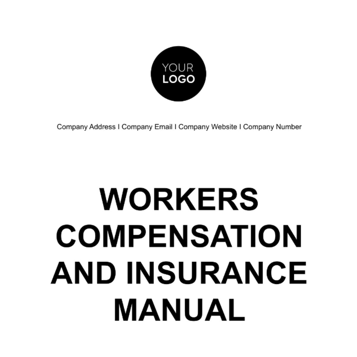 Workers Compensation and Insurance Manual HR Template - Edit Online & Download