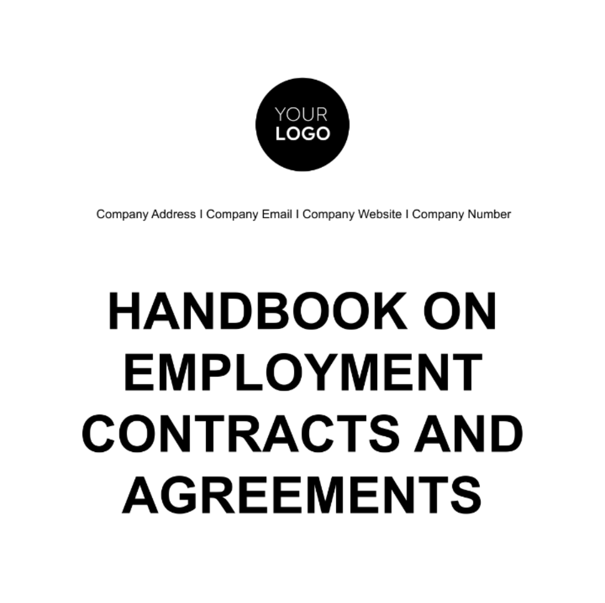 Handbook on Employment Contracts and Agreements HR Template - Edit Online & Download