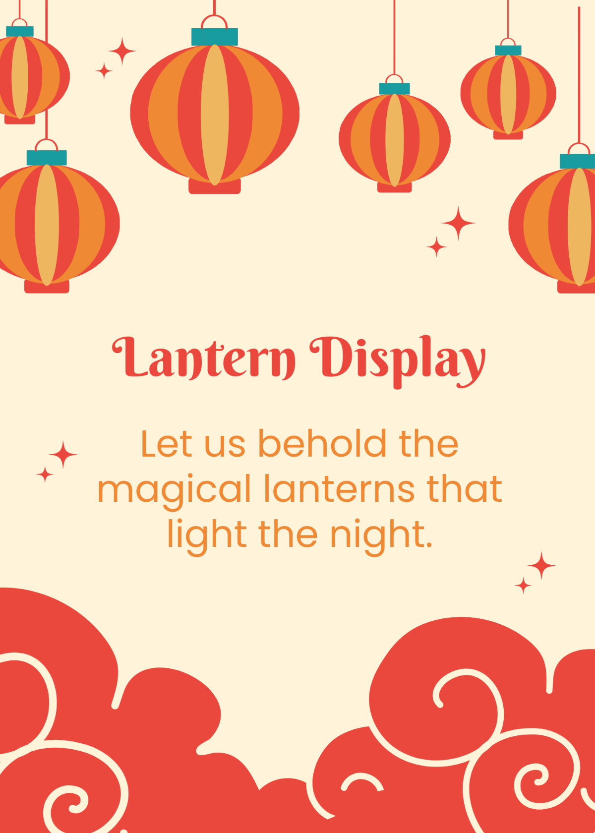  Chinese Lantern Festival Invitation Card Template