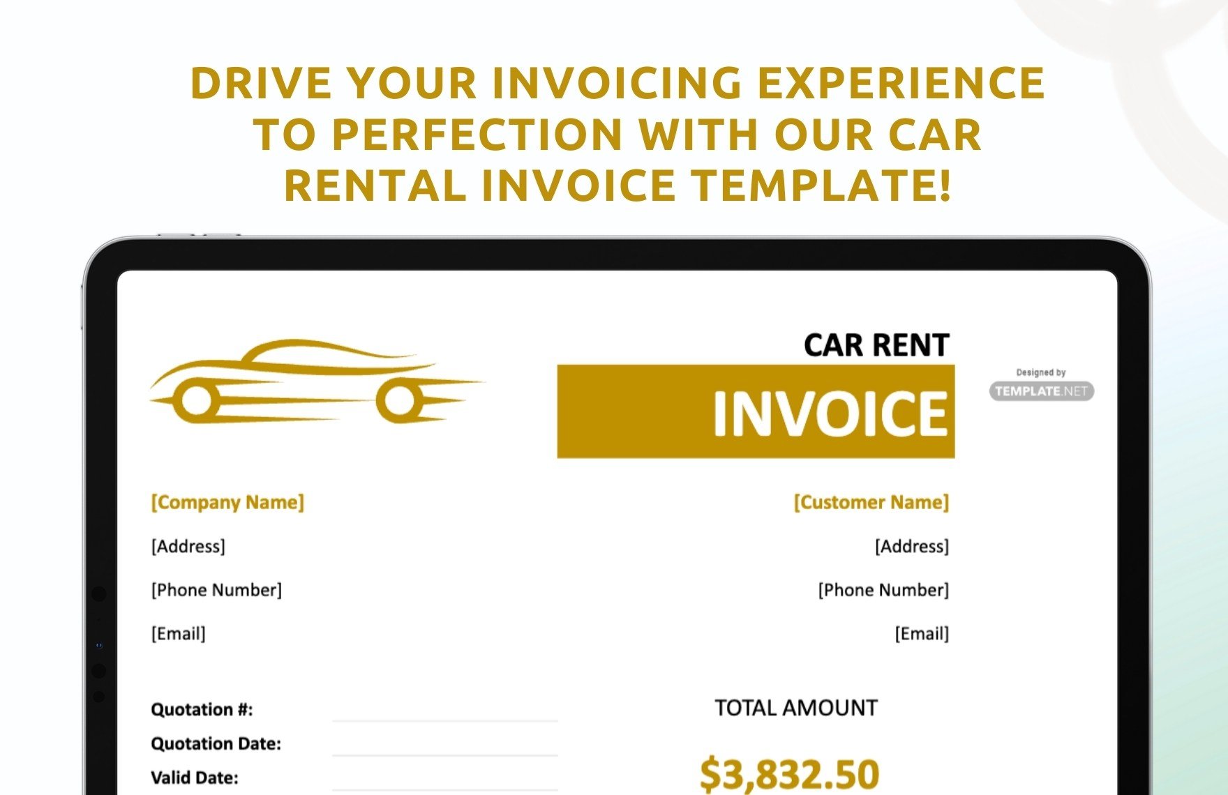 Car Rental Invoice