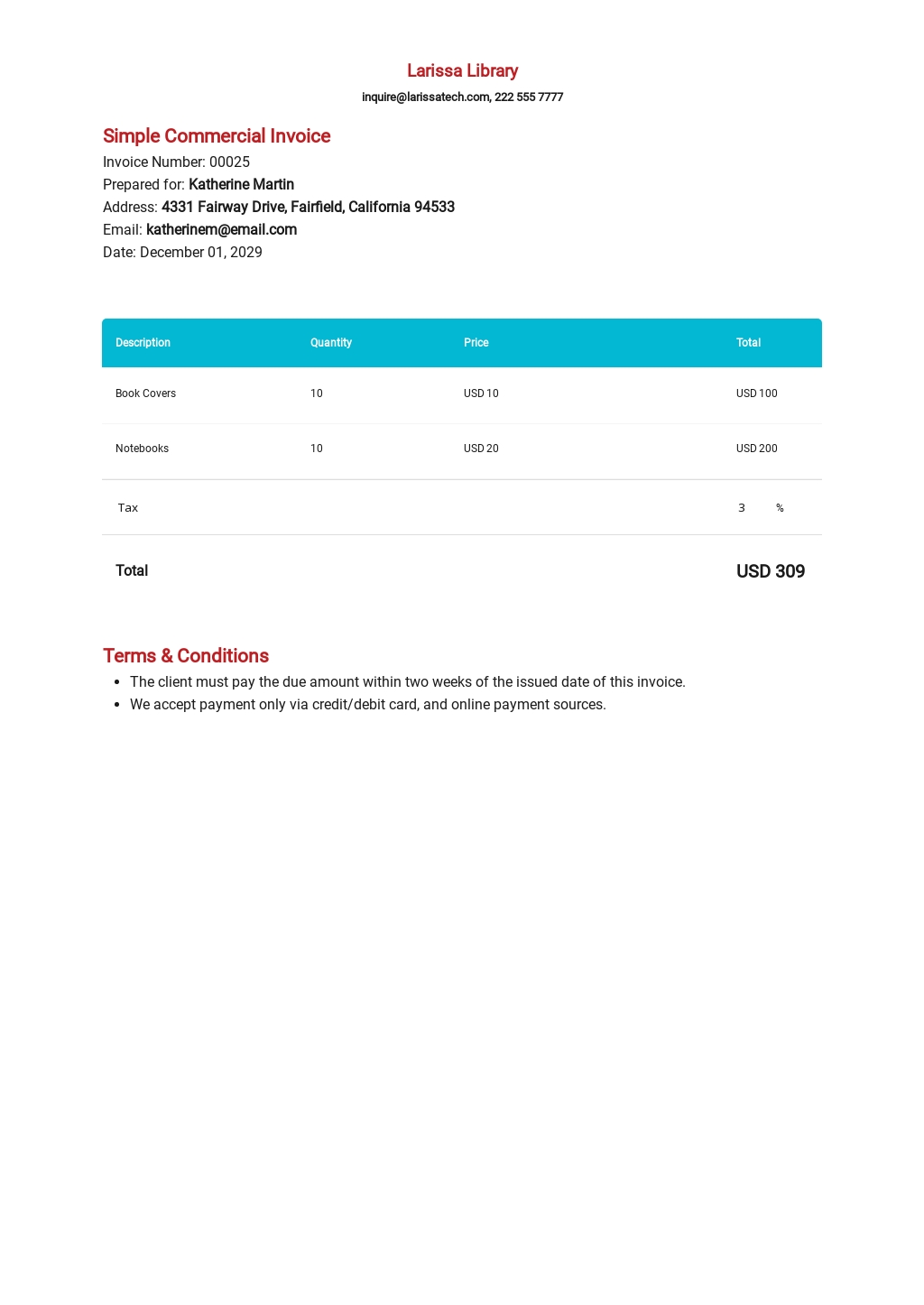 FREE Commercial Invoice Template in Microsoft Word (DOC) Template net FREE Commercial Invoice Template in Microsoft Word (DOC) Template net