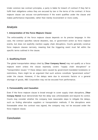 Free Legal Memo Template to Edit Online
