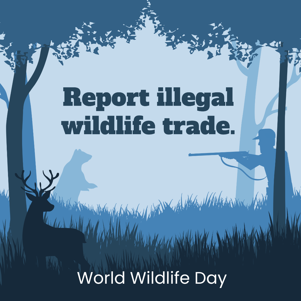  World Wildlife Day Facebook Post Template