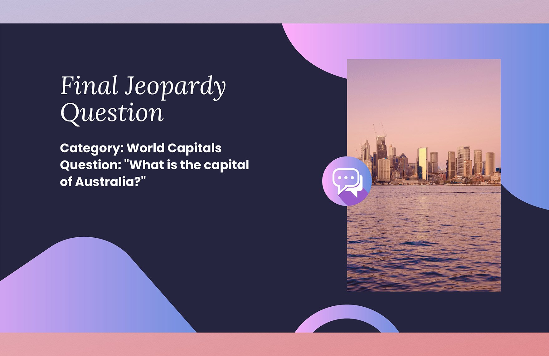 Final Jeopardy Powerpoint Template