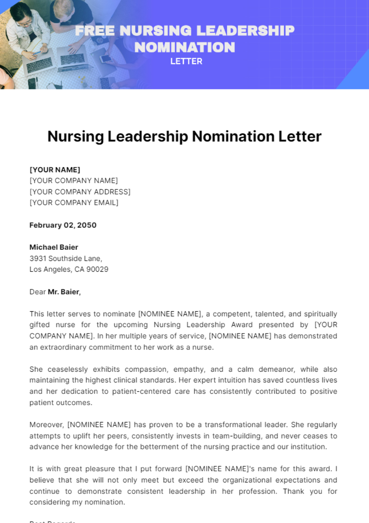 Page 2 FREE Letter Templates Examples Edit Online Download 