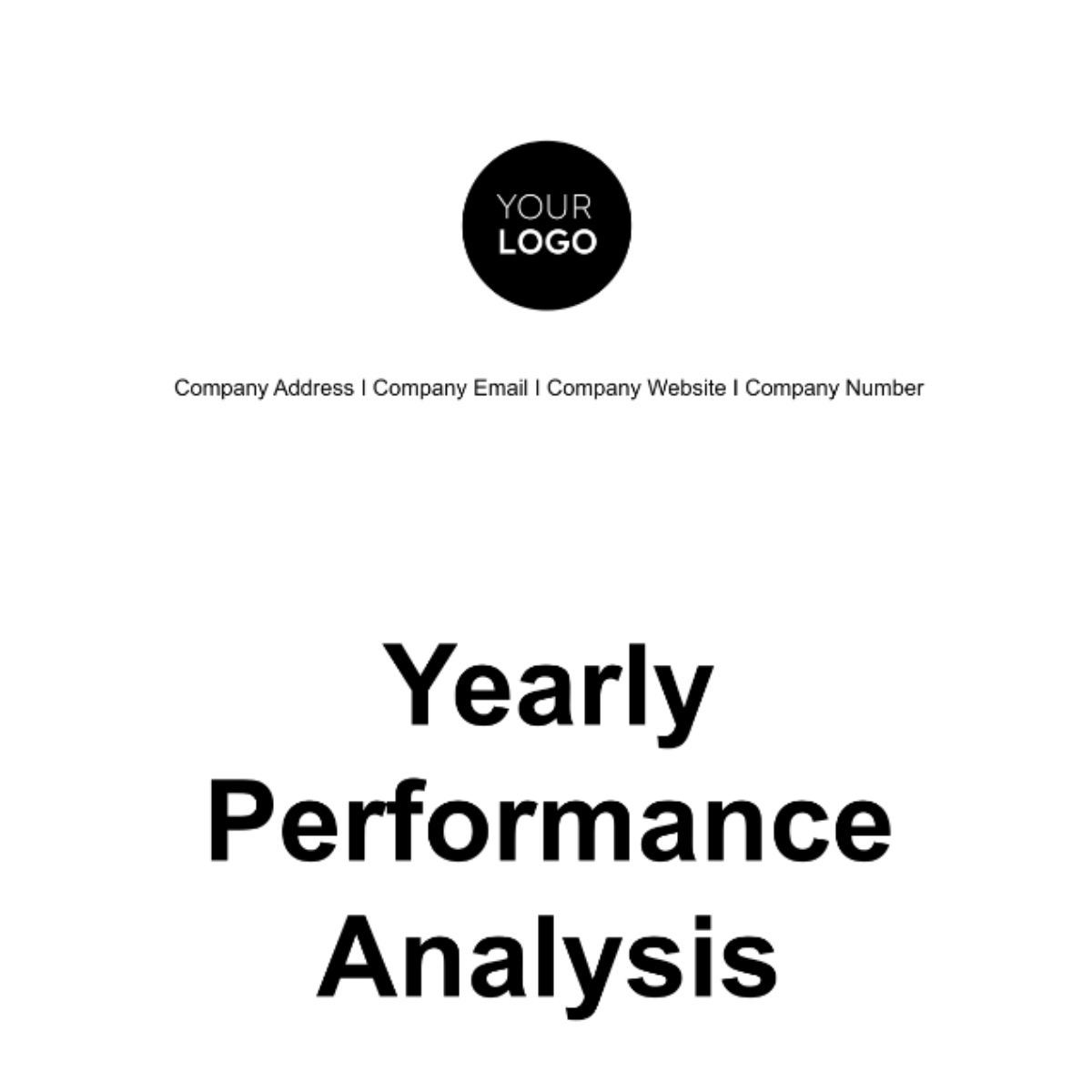 Yearly Performance Analysis HR Template