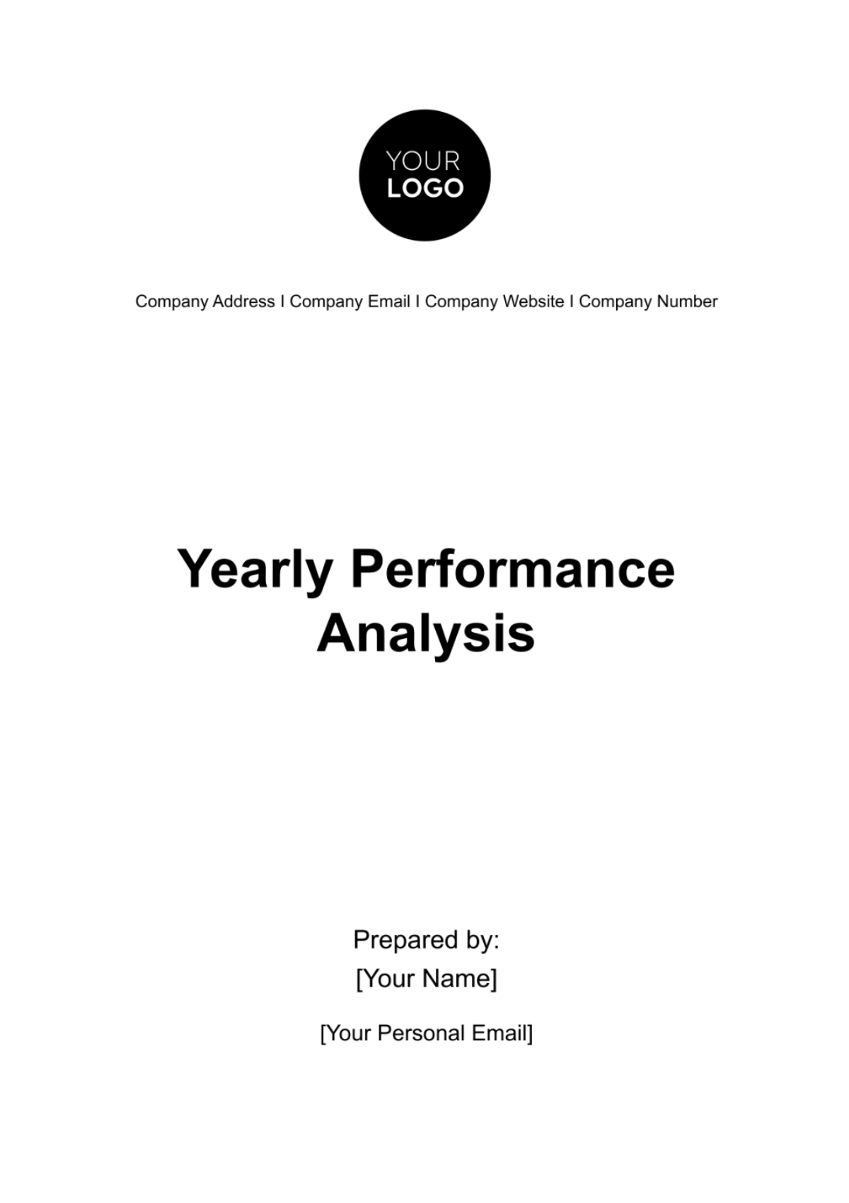 Yearly Performance Analysis HR Template - Edit Online & Download