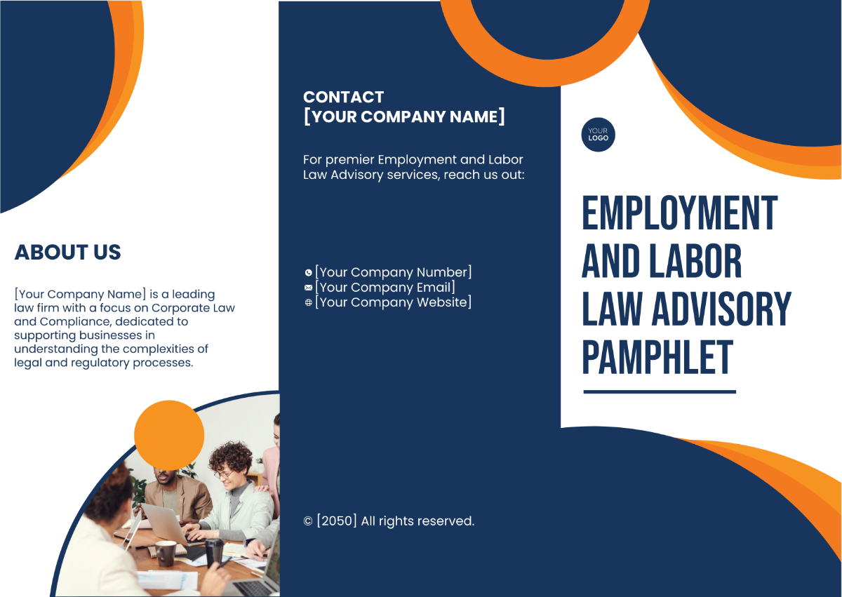 Employment and Labor Law Advisory Pamphlet Template
