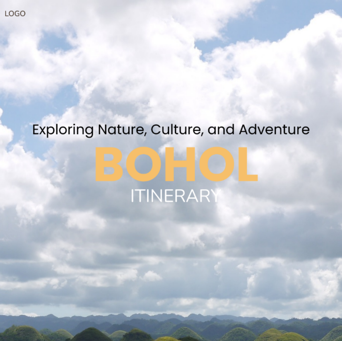 Bohol Itinerary Template - Edit Online & Download