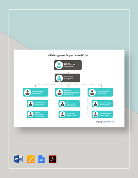 HR Management Organizational Chart 