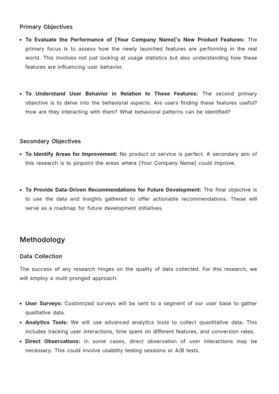 Free Behavior-driven Performance Research HR Template to Edit Online