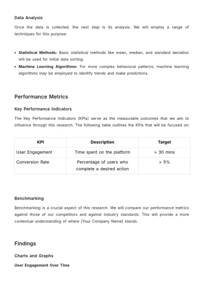 Free Behavior-driven Performance Research HR Template to Edit Online