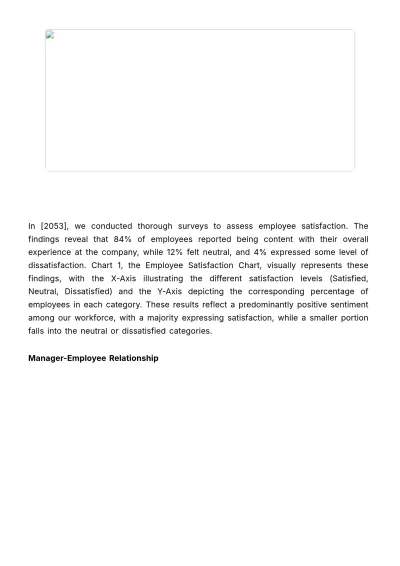Free Annual Employee Relationship Health Report HR Template to Edit Online