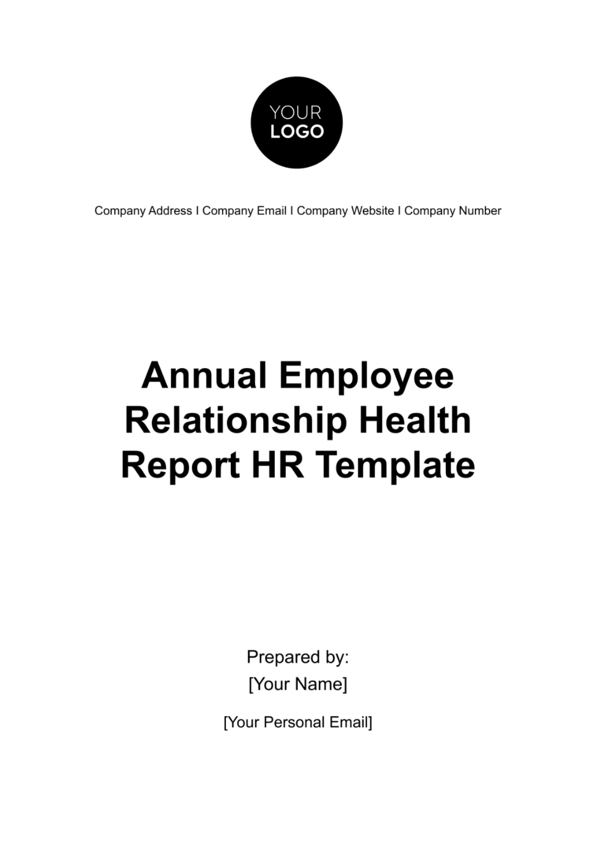 Employee Relationship Strategy & Planning Document HR Template - Edit Online & Download