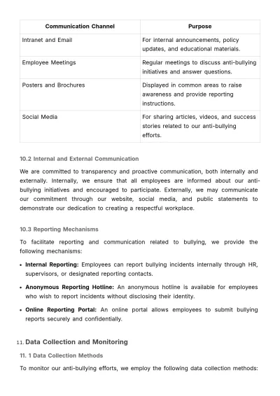 Free Employee Relationship Strategy & Planning Document HR Template to Edit Online