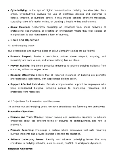 Free Employee Relationship Strategy & Planning Document HR Template to Edit Online
