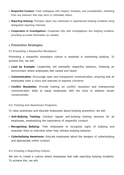 Free Employee Relationship Strategy & Planning Document HR Template to Edit Online