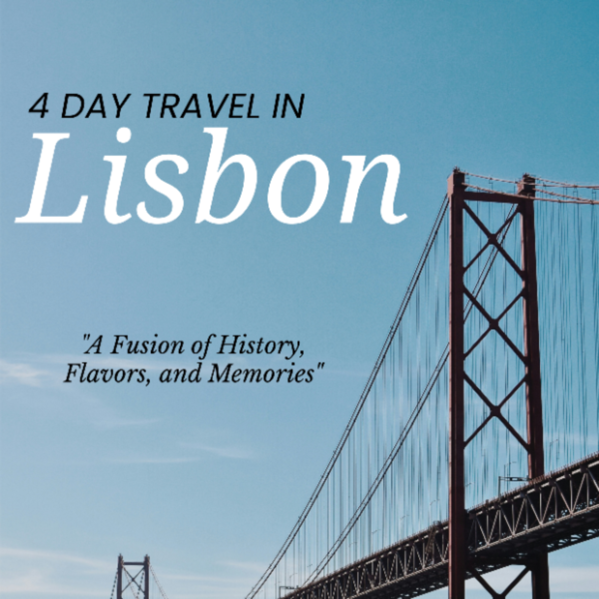 4 Day Lisbon Itinerary Template - Edit Online & Download