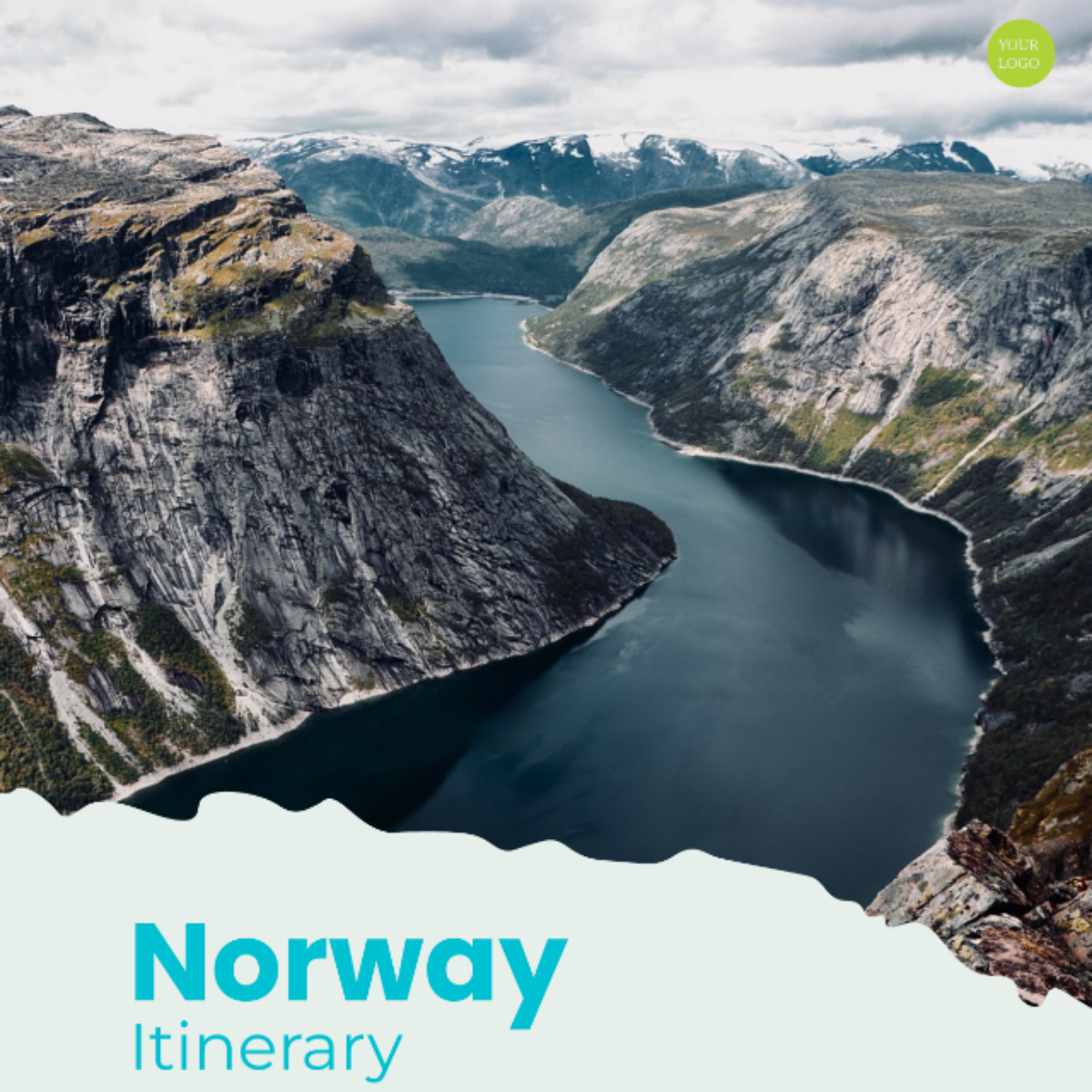 Free Norway Travel Itinerary Template