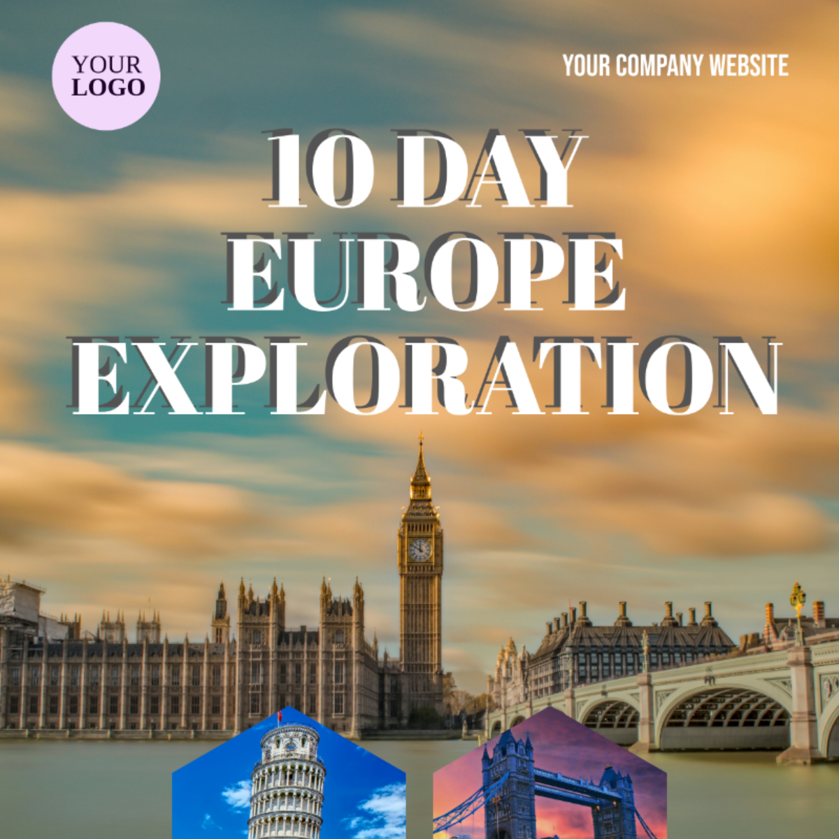 10 Day Europe Trip Itinerary Template - Edit Online & Download